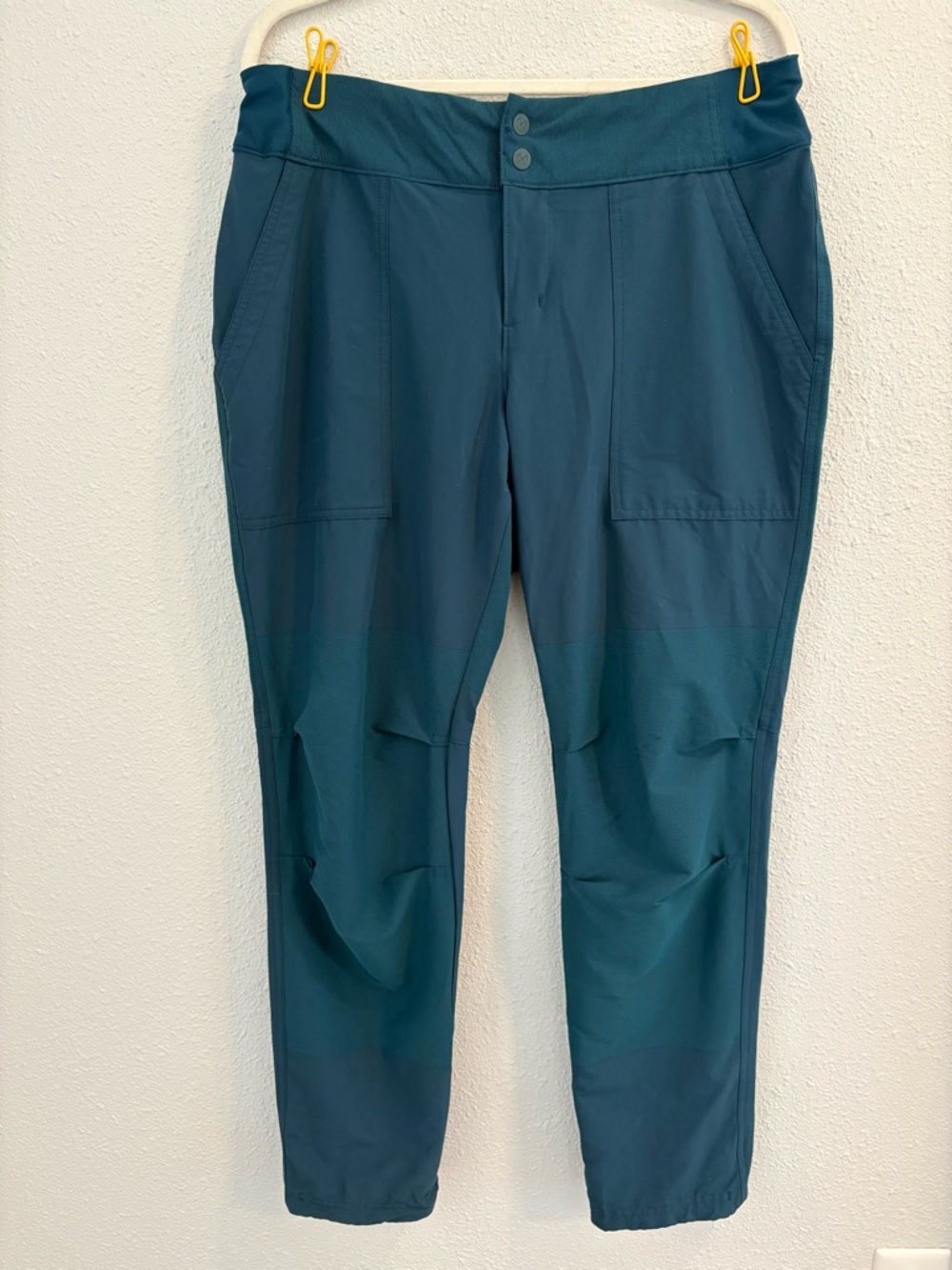 REI Outdoor Teal Hiking Pants Activewear - Lightweight Comfort (size 12P)